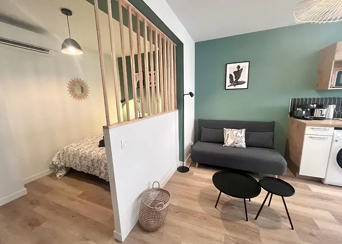 LE QUAI 1 - Spacieux Studio NEUF CALME - CLIM - WiFi - Gare à 200m